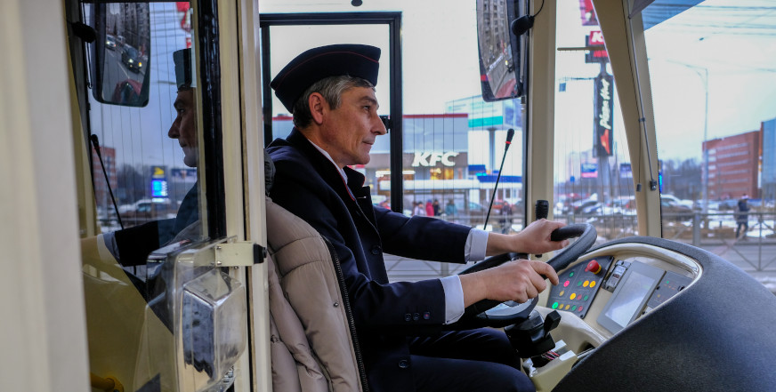 Водитель троллейбуса в Челябинске